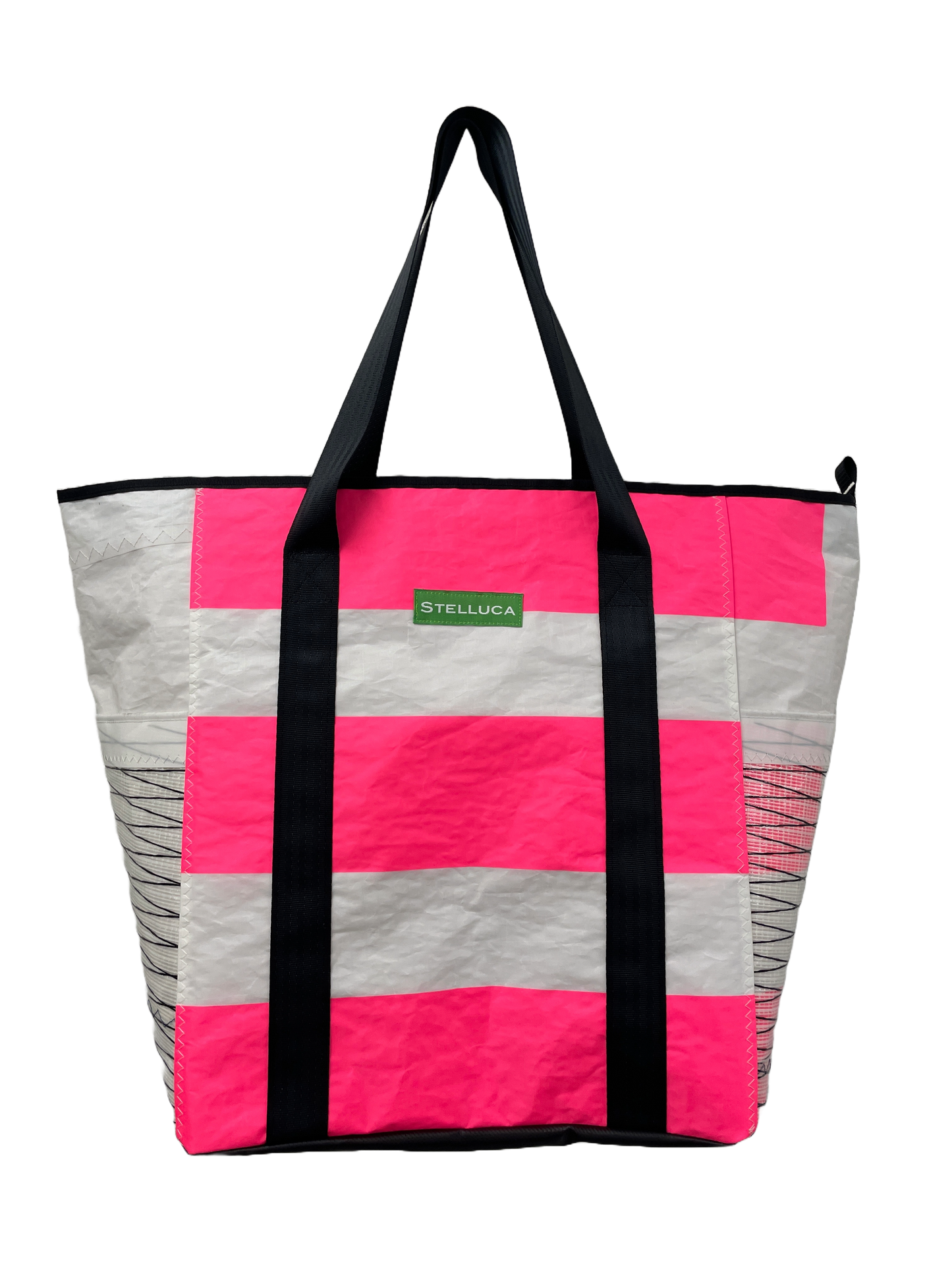 Hot Pink Stripe Beach Tote