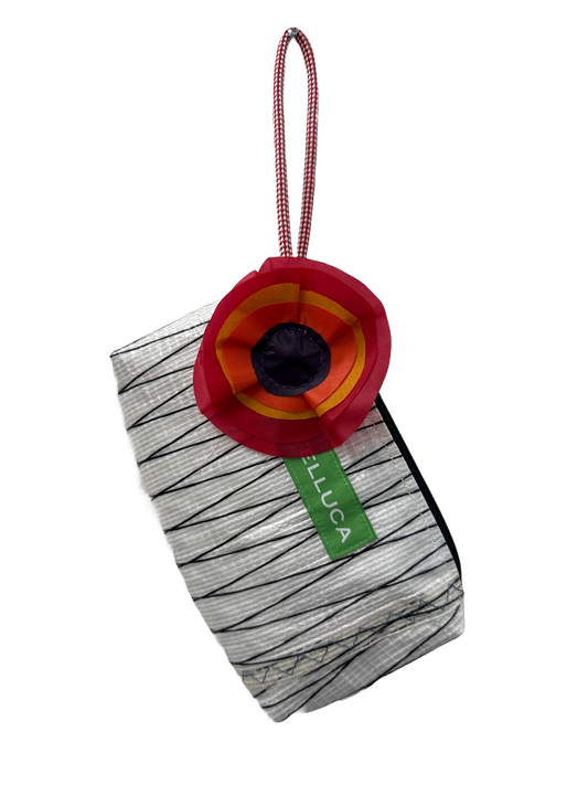 Red Spinnaker Clutch